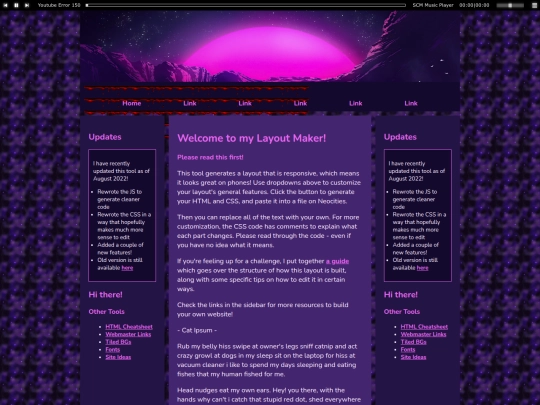 sadgirllayout screenshot