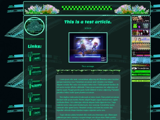 testarticle screenshot