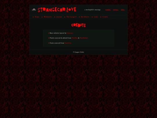 Pages/credits screenshot
