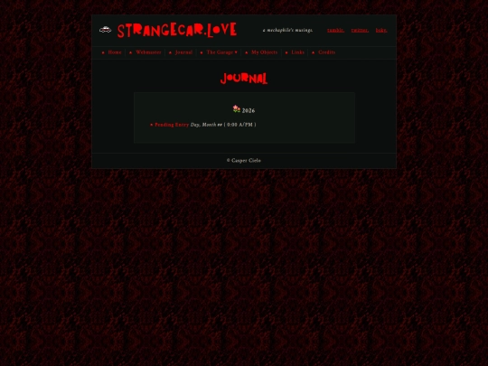 Pages/journal screenshot
