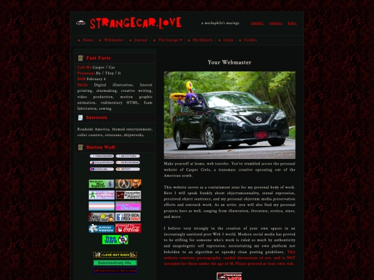 Pages/webmaster screenshot