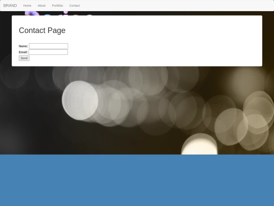 Contact screenshot