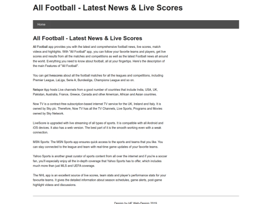 allfootball screenshot