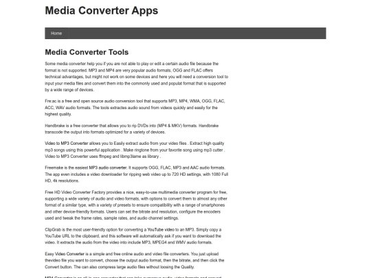 mediaconverter screenshot