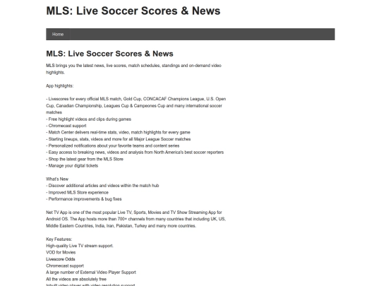 mls screenshot