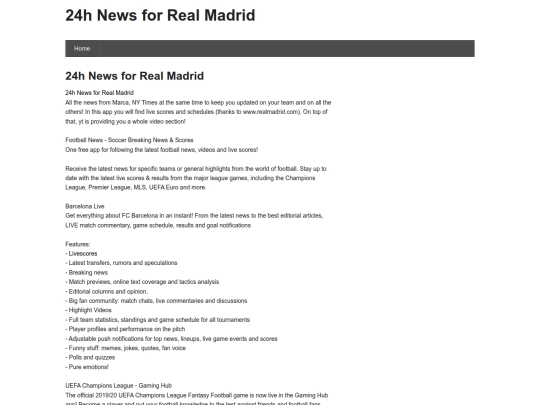 newsrealmadrid screenshot