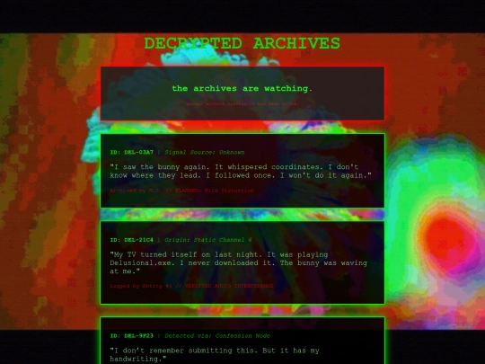 archives screenshot