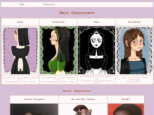 Characters /characters screenshot