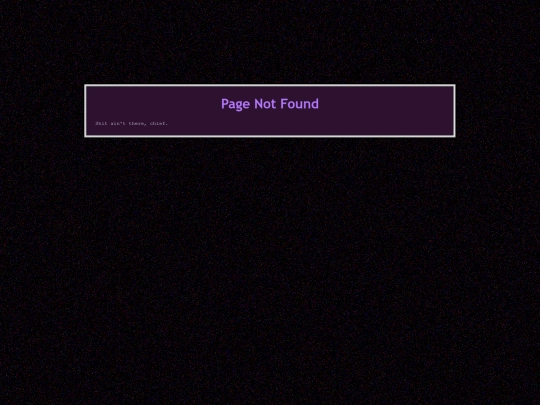 not_found screenshot