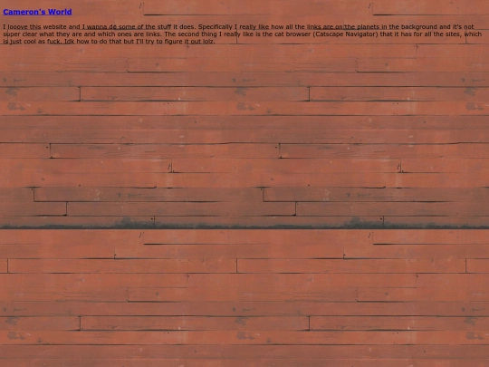 links screenshot