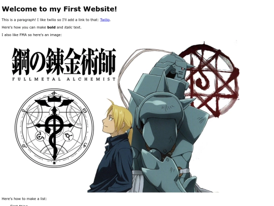 index screenshot