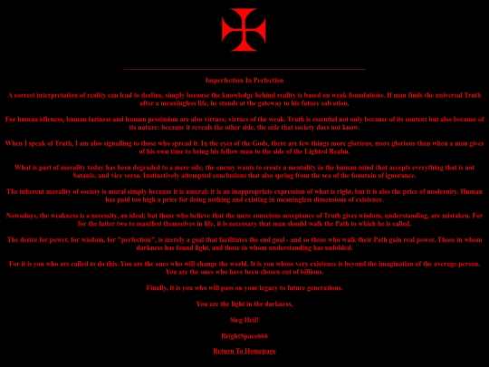 Writings-666/imperfection screenshot