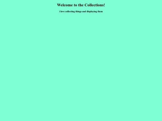 collections screenshot