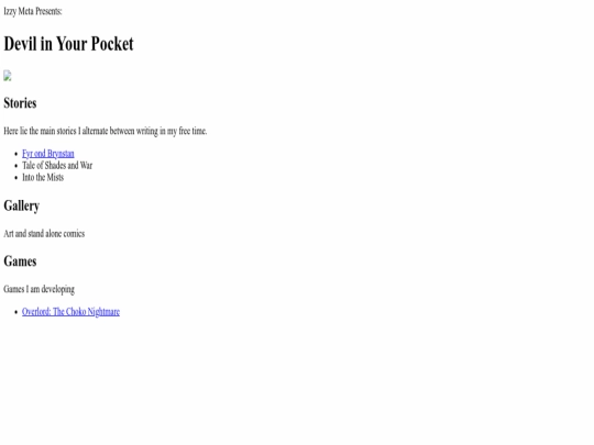 index screenshot