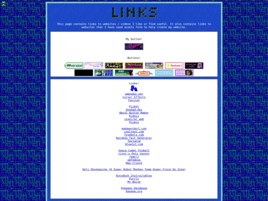 LinksPage screenshot