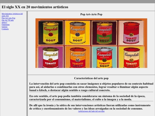 arte/popArt screenshot
