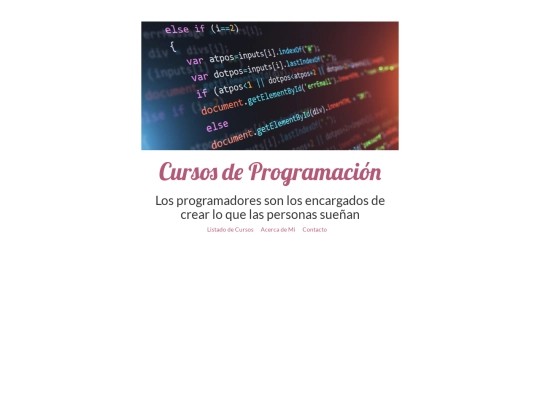 cursos screenshot
