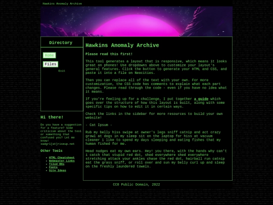 home screenshot