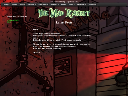 Blogs/RabbitBlog screenshot
