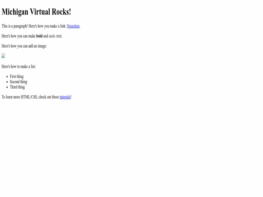 index screenshot