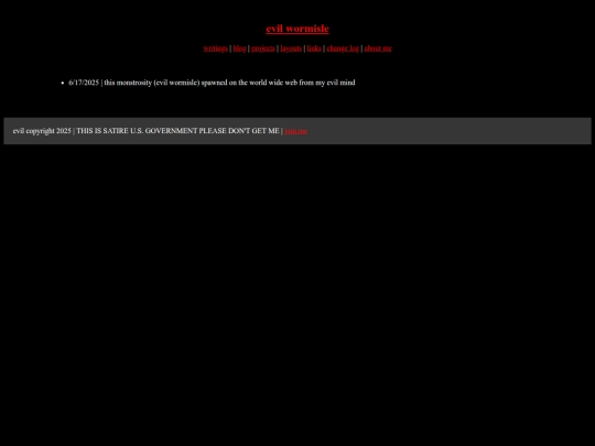 evil/changelog screenshot