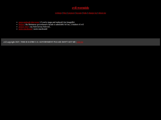 evil/links screenshot