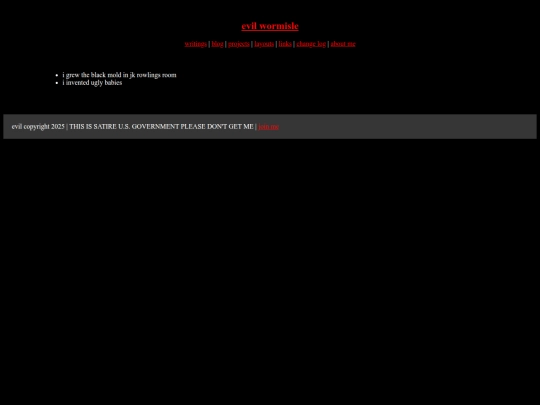 evil/projects screenshot