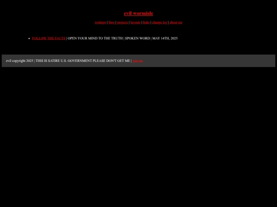 evil/writings screenshot