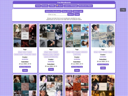 freemoodboards screenshot