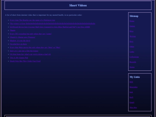 blog/ShortVideos screenshot