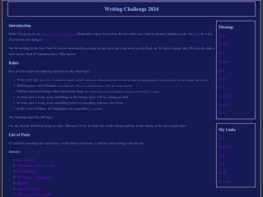 blog/WritingChallenge2024 screenshot