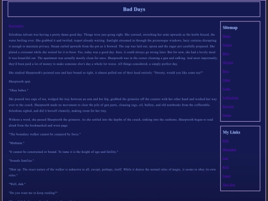 writing/BadDays screenshot