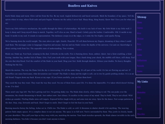 writing/BonfiresandKnives screenshot