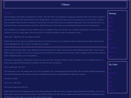 writing/Climax screenshot
