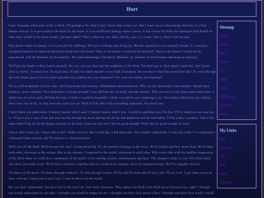 writing/Hurt screenshot