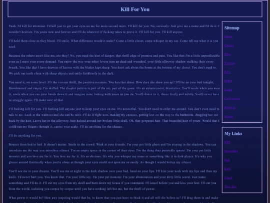 writing/KillForYou screenshot