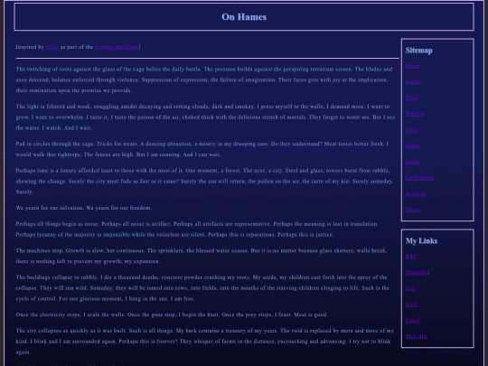 writing/OnHames screenshot