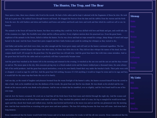 writing/TheHunter,TheTrap,andTheBear screenshot