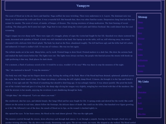 writing/Vampyre screenshot