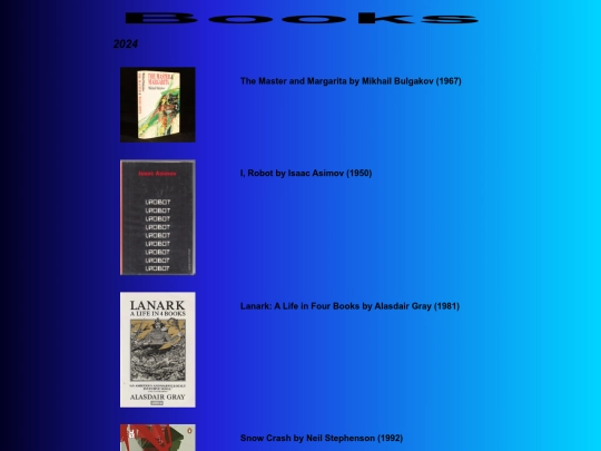books screenshot