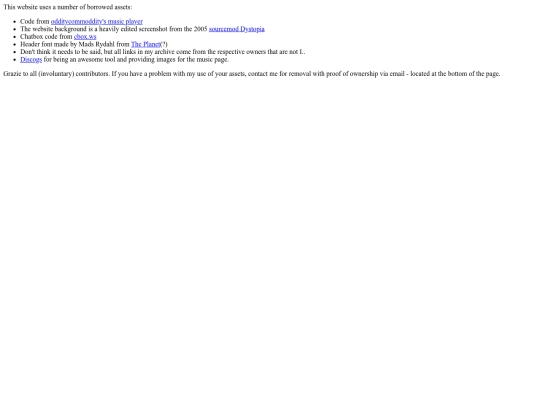 credits screenshot