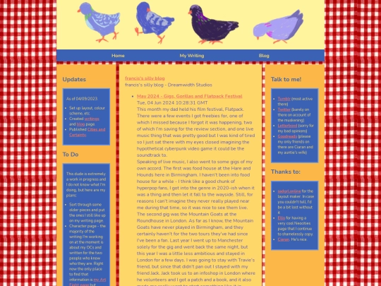 blog screenshot