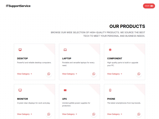 products screenshot
