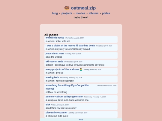 blog screenshot