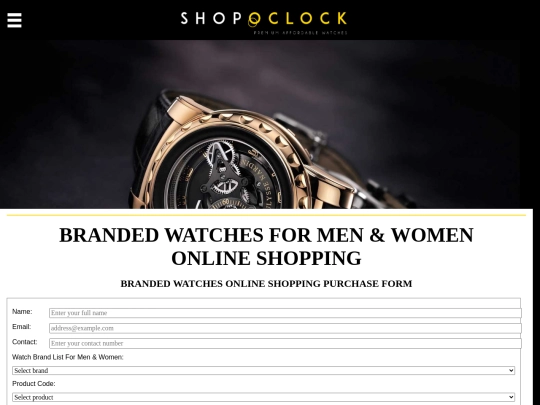 Order screenshot
