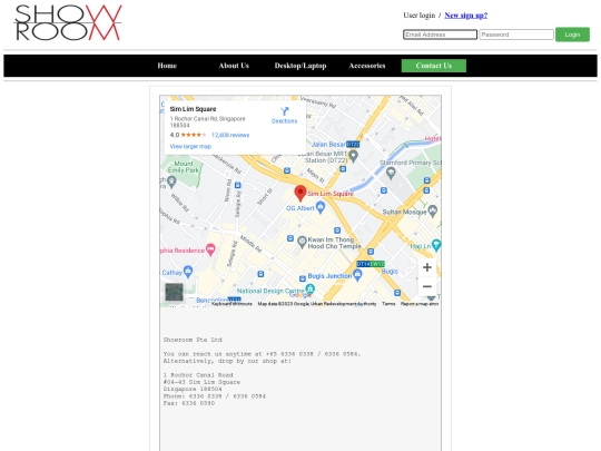 Contact screenshot
