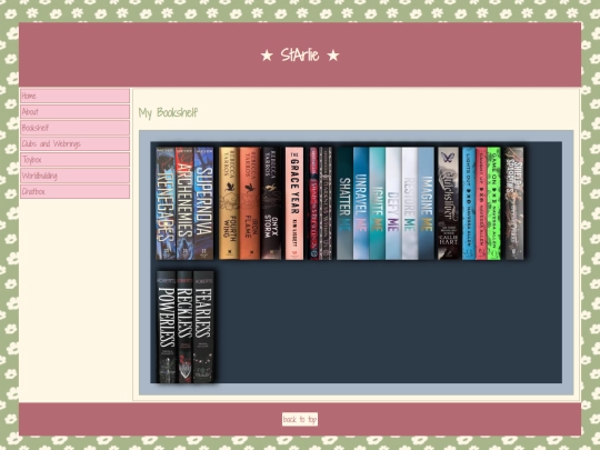 bookshelf screenshot