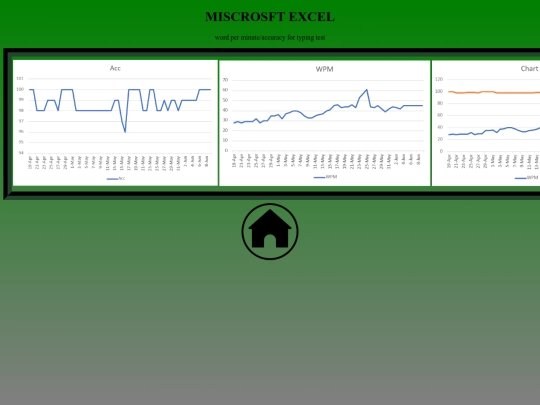 Excel main page screenshot