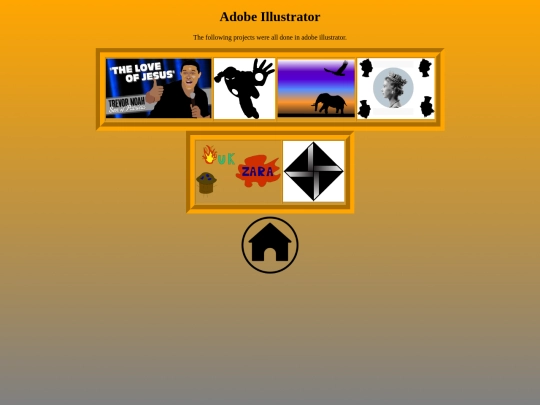 Illustrator main page screenshot