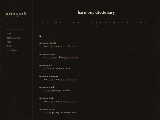 pages/harmony screenshot